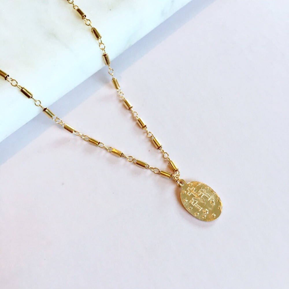 Gold Filled Miraculous Mary Necklace - Picture 2 of 8